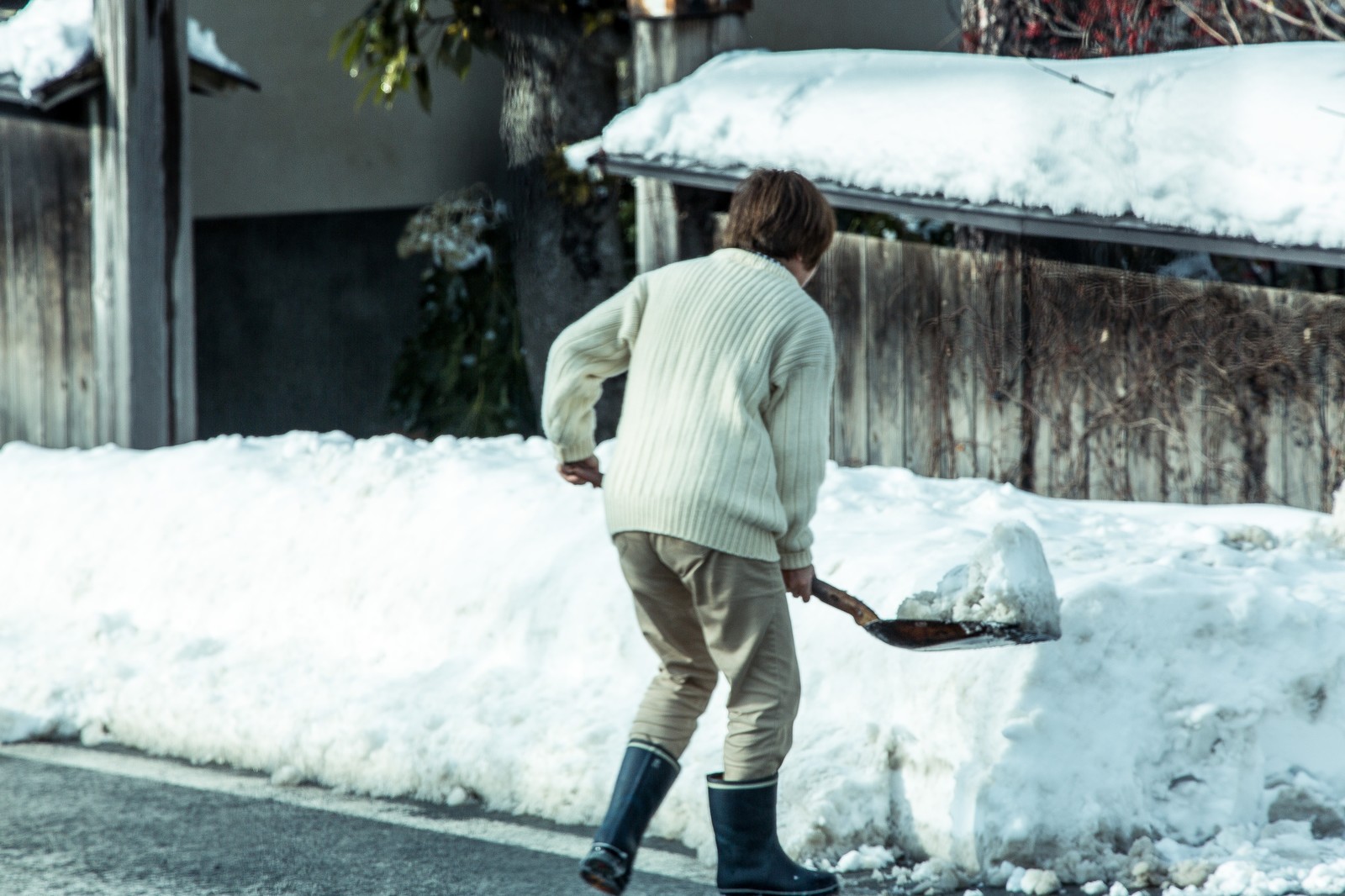 軽トラで除雪するには